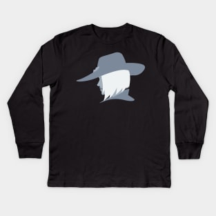 Ashe's silhouette Kids Long Sleeve T-Shirt